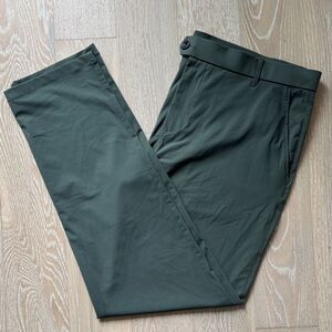 Greyson Men's Montauk Sport Tailored Performance Trouser 40x32 Teal Grey